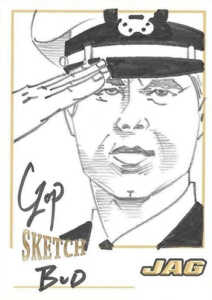 2006 JAG Premiere Edition Sketch Card
