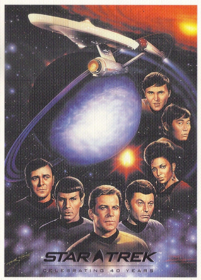 2006 Star Trek 40th Anniversary Archive Box Topper