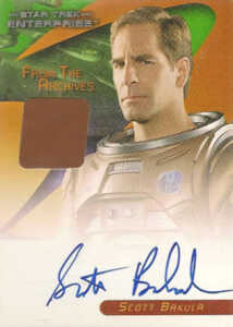 2006 Star Trek 40th Anniversary Autographed Costume Scott Bakula
