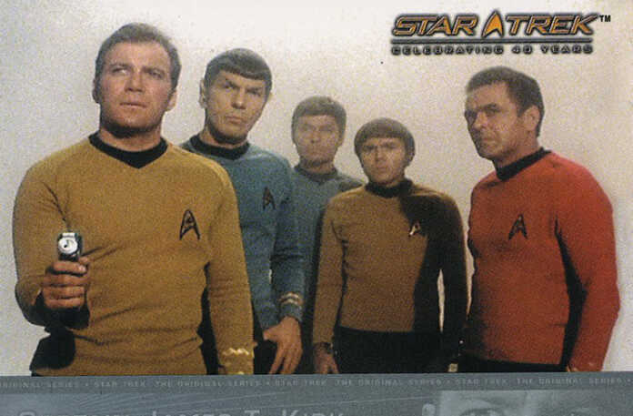 star trek anniversary card