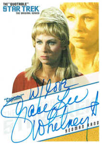 2006 Star Trek TOS 40th Anniversary Autographs QA8 Grace Lee Whitney