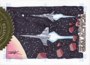 2007 Battlestar Galactica Season 2 Sketch Card