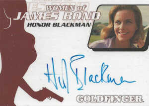 2008 James Bond In Motion Autographs WA31 Honor Blackman