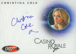 2009 James Bond Archives Autographs A129 Christina Cole