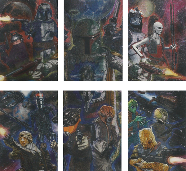 2011 Star Wars Galaxy 6 Etched Foil