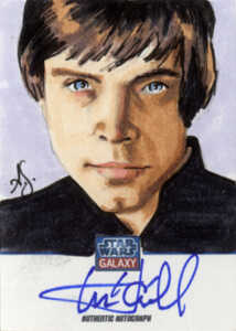 2012 Star Wars Galaxy 7 Sketchagraph