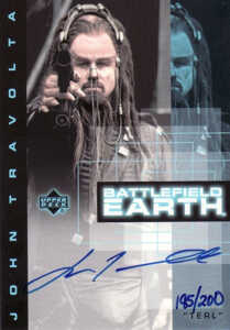 2000 Battlefield Earth Autographs John Travolta