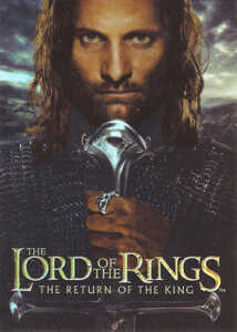 2003 Lord of the Rings Return of the King Foil Box Topper