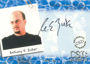 2004 CSI Miami Series 1 Autographs MI-A0 Anthony E Zuiker Preview Set