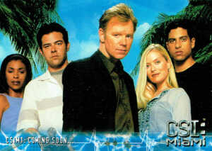 2004 CSI Miami Series 1 Promo Card CSIM1