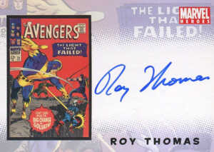 2006 Complete Avengers Autographs Roy Thomas