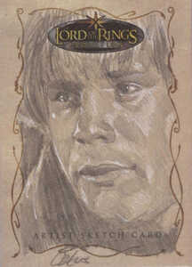 2006 Lord of the Rings Evolution Sketch Card Cat Staggs