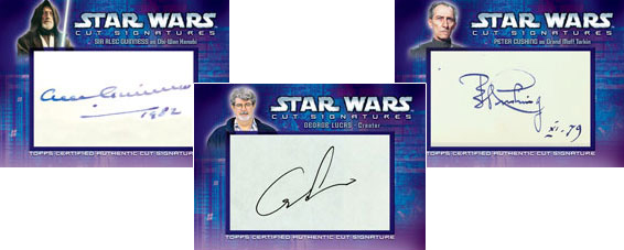 2006 Topps Star Wars Evolution Update Cut Signatures