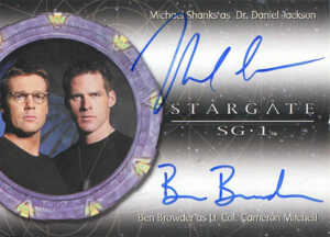 2007 Stargate SG-1 Season 9 Dual Autograph DA4