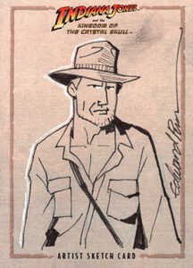 2008 Indiana Jones and the Kingdom of the Crystal Skull Sketch Card