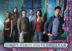 2008 Stargate Atlantis Seasons 3 and 4 Promo Card P1