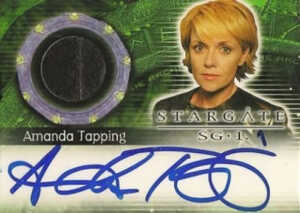 2009 Stargate Heroes Autographed Costume Amanda Tapping