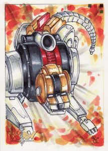 2009 Voltron Sketch Cards Rhiannon Owens