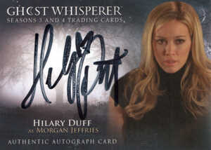 2010 GhostWhisperer Seasons 3 and 4 Autographs Hillary Duff
