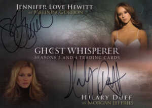 2010 GhostWhisperer Seasons 3 and 4 SDCC Autograph Hewitt Duff