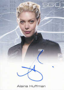 2011 Stargate Universe Season 2 Autographs FB Alaina Huffman