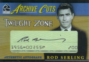 2005 Twilight Zone Science and Superstition Archive Cuts Rod Serling