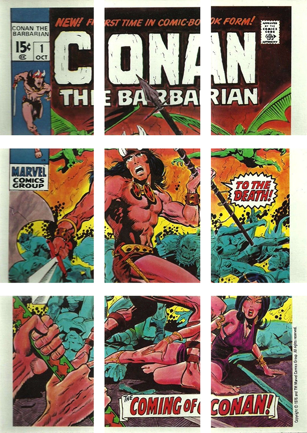 1976 Marvel Super Hero Stickers Puzzle