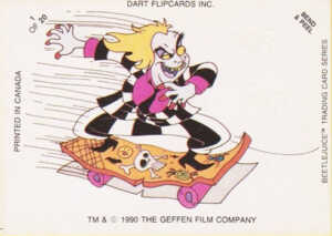 1990 Beetlejuice Animated Sticker