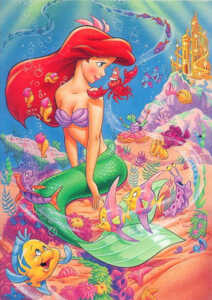 DISNEY CARDS  THE LITTLE MERMAID 4 SEALED PACKS FROM PRO SET 1991 ARIEL 