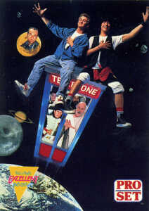 1991 Pro Set Bill and Ted Promo Card