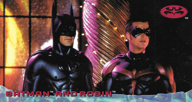 1997 Fleer/SkyBox Batman and Robin Widevision Promo Card