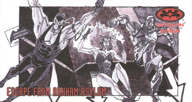 1997 Batman and Robin Widevision Storyboards