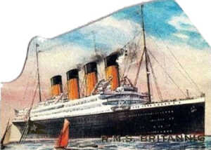 1998 Titanic Die-Cut