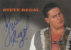 1999 Topps WCW Embossed Autographs Steve Regal