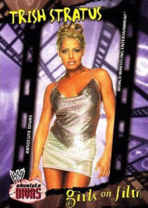 2002 Fleer WWE Absolute Divas Base Girls on Film Trish Stratus