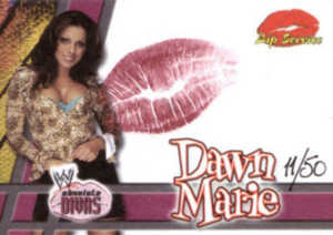 2002 Fleer WWE Absolute Divas Lip Service Dawn Marie