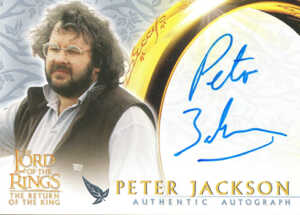 2003 Lord of the Rings Return of the King Update Autographs Peter Jackson