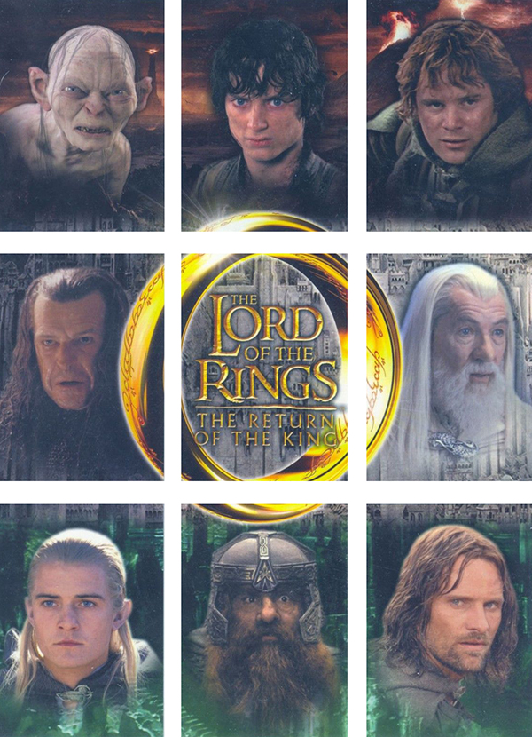 2003 Lord of the Rings Return of the King Update UK Binder Cards