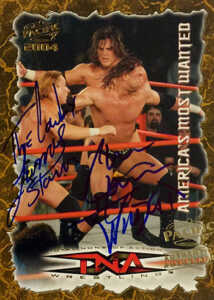 2004 Pacific TNA Autographs Americas Most Wanted