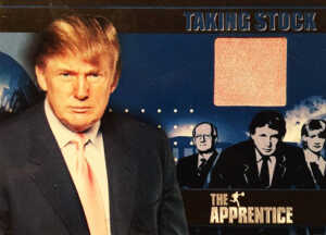 2005 The Apprentice Taking Stock Tie Card Pink