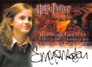 2006 Harry Potter Memorable Moments Autographs Emma Watson