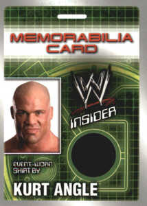 2006 Topps WWE Insider Memorabilia Kurt Angle