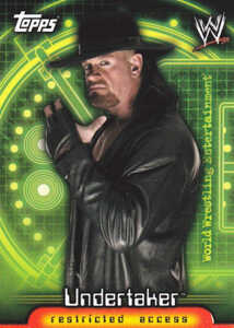 2006 Topps WWE Insider Promo Card P1 Undertaker