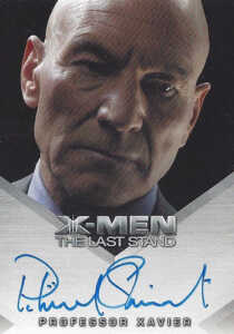 2006 X-Men The Last Stand Autographs Patrick Stewart