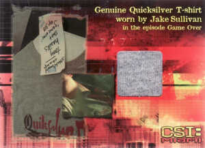 2007 CSI Miami Series 2 Costume Cards CSIMS2-C1