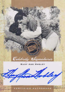 2007 Elvis The Music Celebrity Signatures Mary Ann Mobley