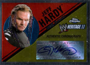 2007 Topps WWE Heritage Chrome II Autographs Jeff Hardy