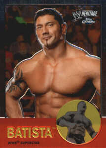 2007 Topps WWE Heritage Chrome II Base Superstars Batista