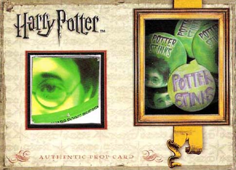 2009 Harry Potter SDCC Prop Potter Stinks Button