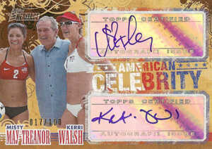 2009 Topps American Heritage Celebrity Autographs Misty May Treanor Kerri Walsh
